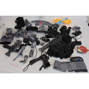 GoPro Camera Accessories Attachments Hugh lot Mounts Harnesses Charger Assorted